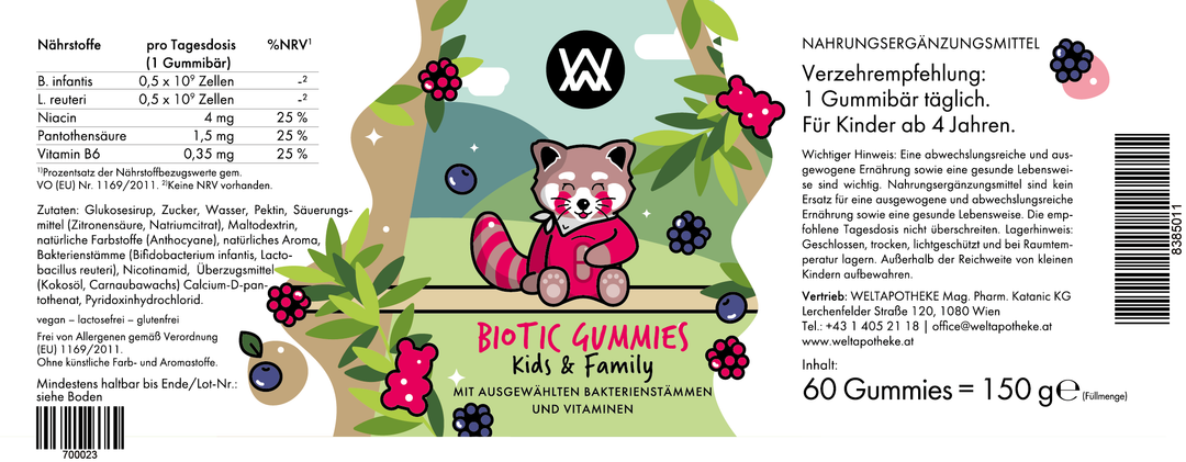 Biotic Gummies Kids &amp; Family