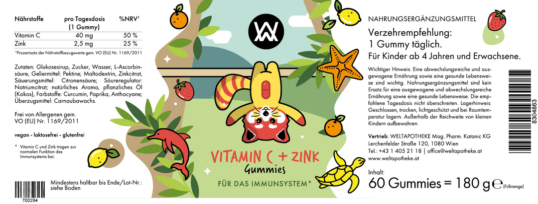 Kids VITAMIN C + ZINK GUMMIES