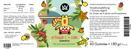Kids VITAMIN C + ZINK GUMMIES